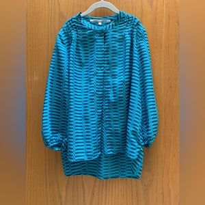 NWOT Collective Concepts Small Blue Button Down Blouse